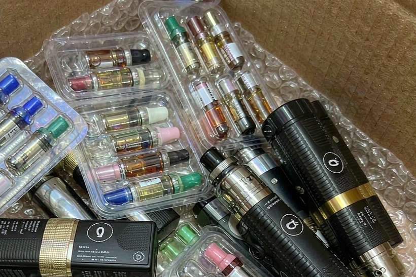 Restocking Beipu e-liquid — container load